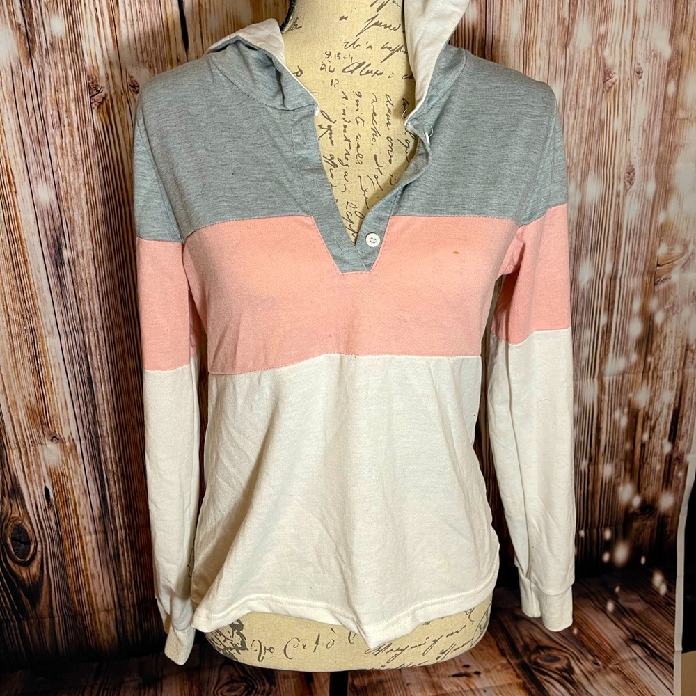 Color block sweatshirt